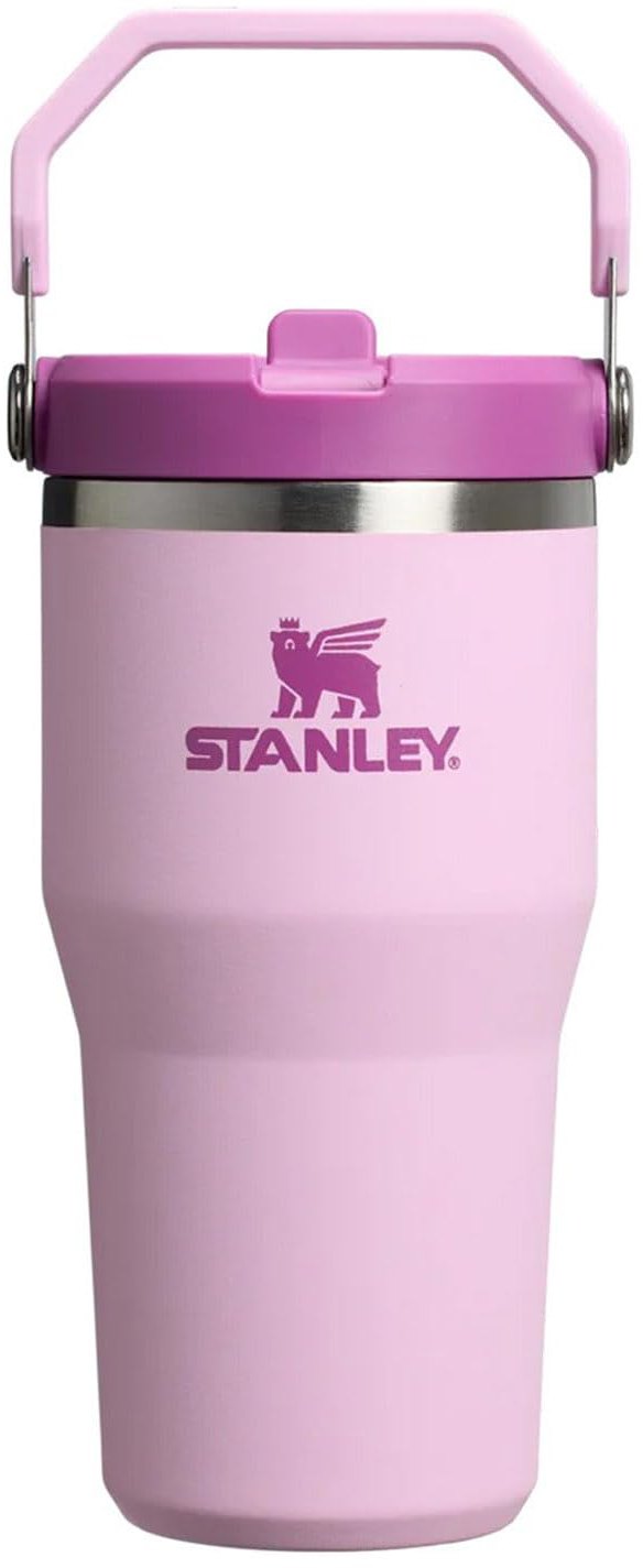 Stanley Ice Flow Go Flip Straw Water Bottle Cherry Blossom - 600 ml