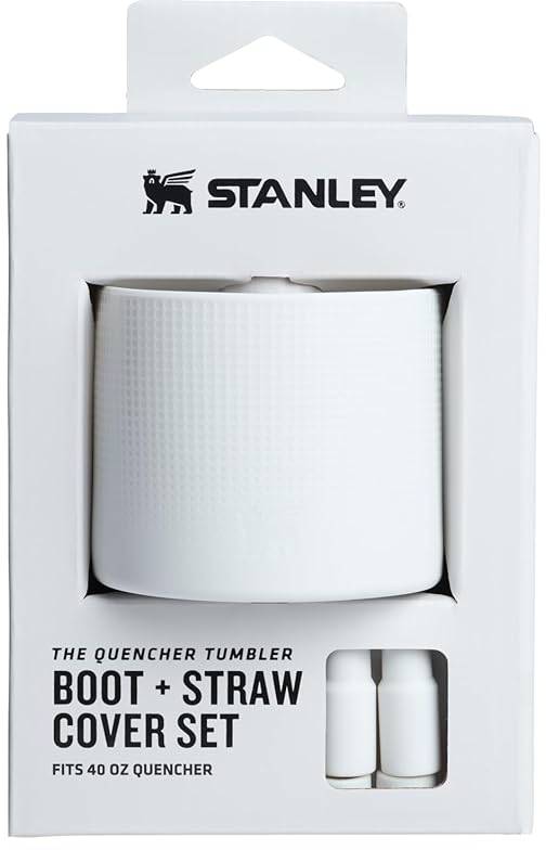 Stanley Quencher Boot + Straw Topper - 40 Oz - Pale Stone