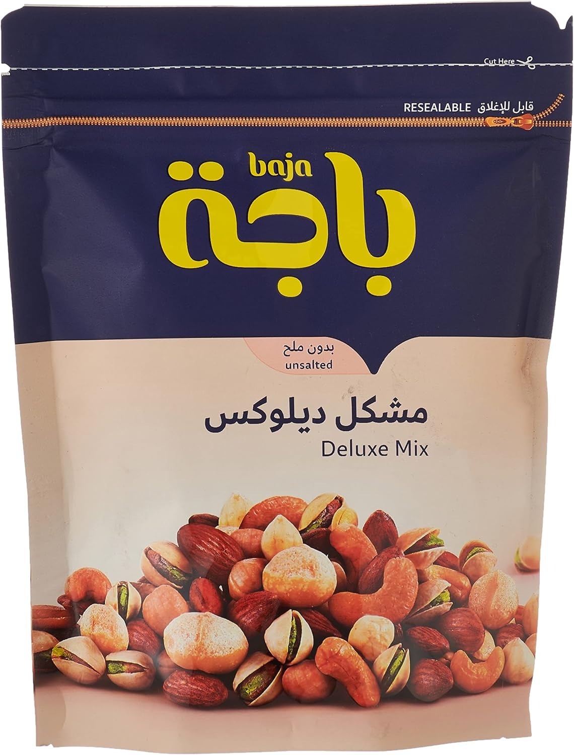 باجة مشكل مكسرات فاخر بدون ملح 120جم