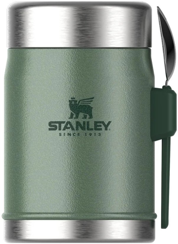Stanley The Legendary Food Jar + Spork Hammertone Green - 0.4 L