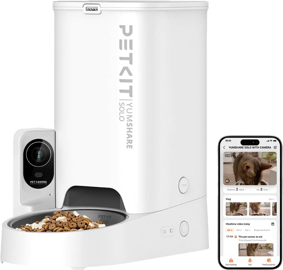 Petkit Pets Feeder With Camera - White - 3 L