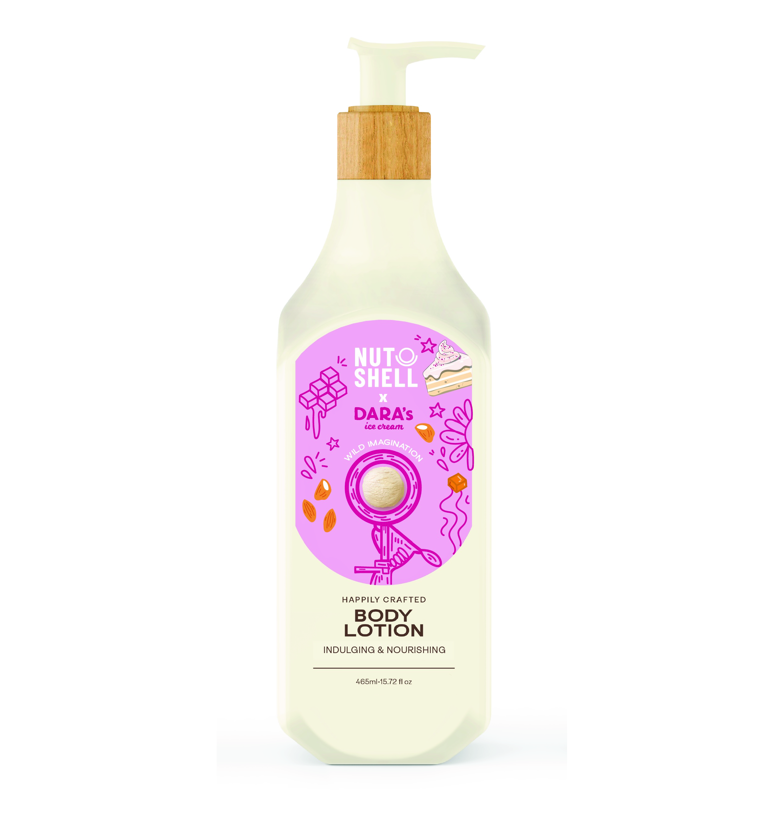 Nutshell Body Lotion Dara'S Ice Cream 465 Ml
