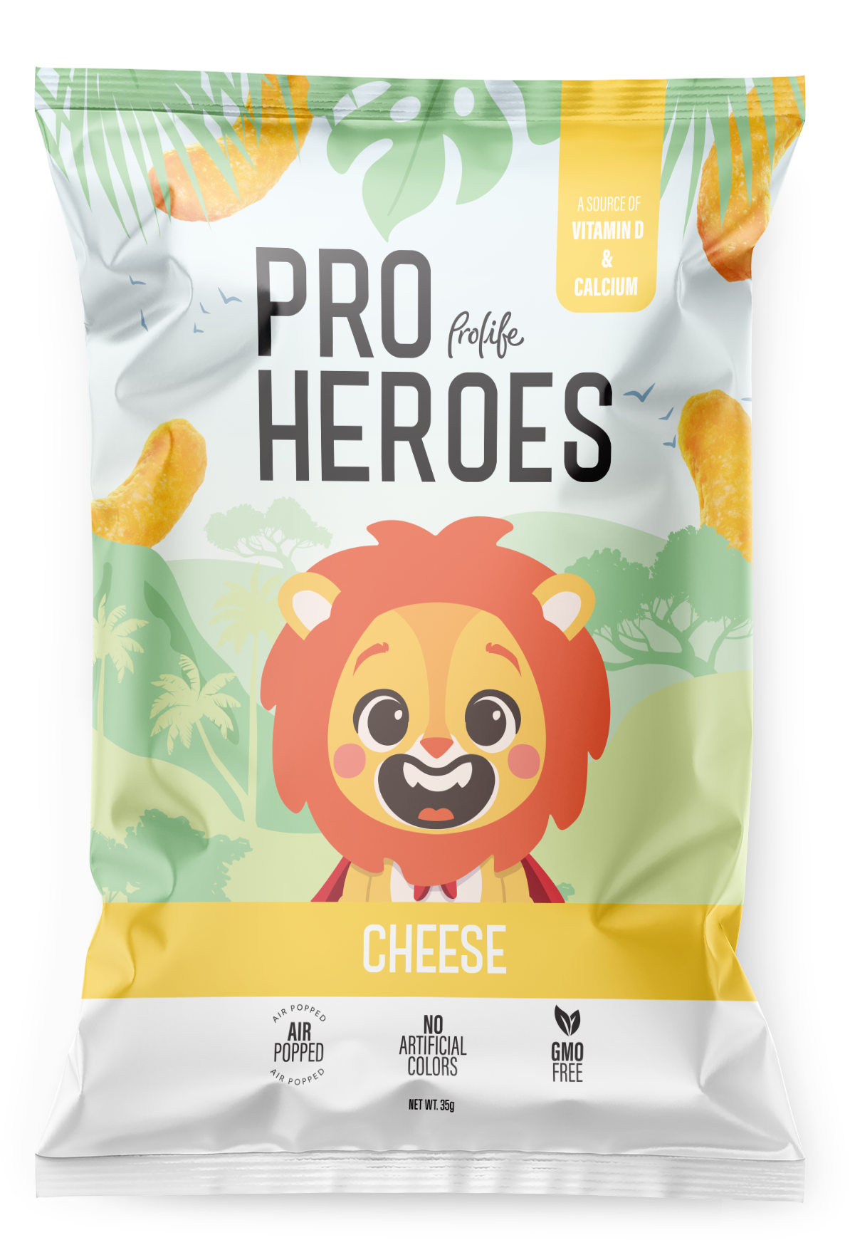 Prolife Pro Heroes Cheese Puffs 35 G