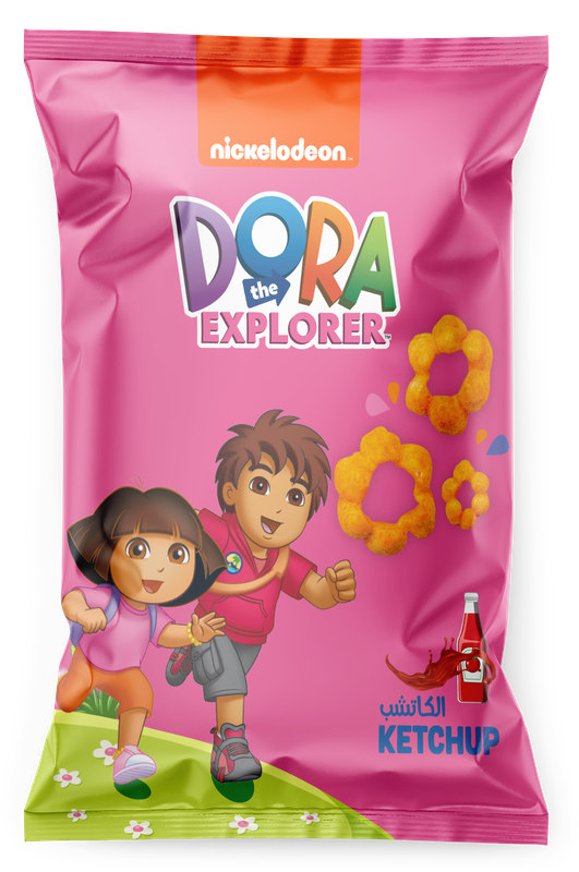 Nickelodeon Dora The Explorer Ketchup Puffs 25 G