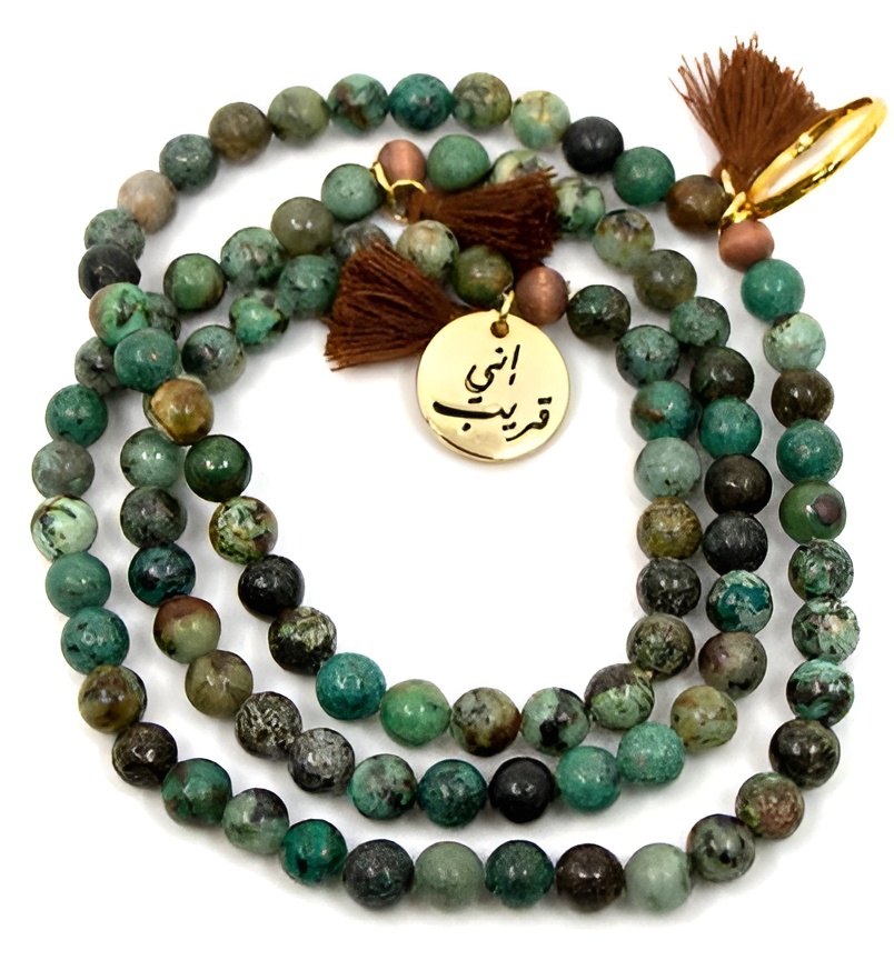 Min Maadan Alensan African Turquoise Stone Inny Qarib Subha