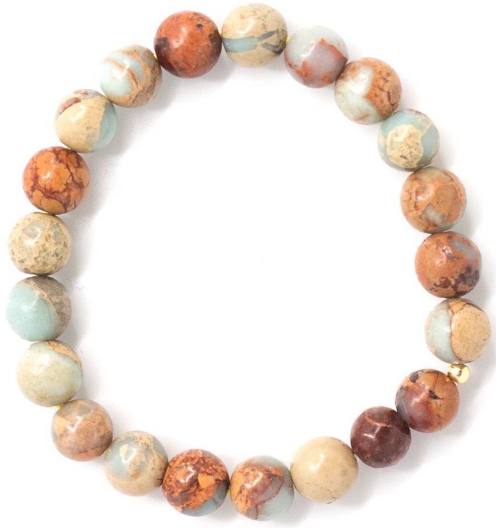 Min Maadan Alensan Aqua Terra Jasper Stone Bracelet