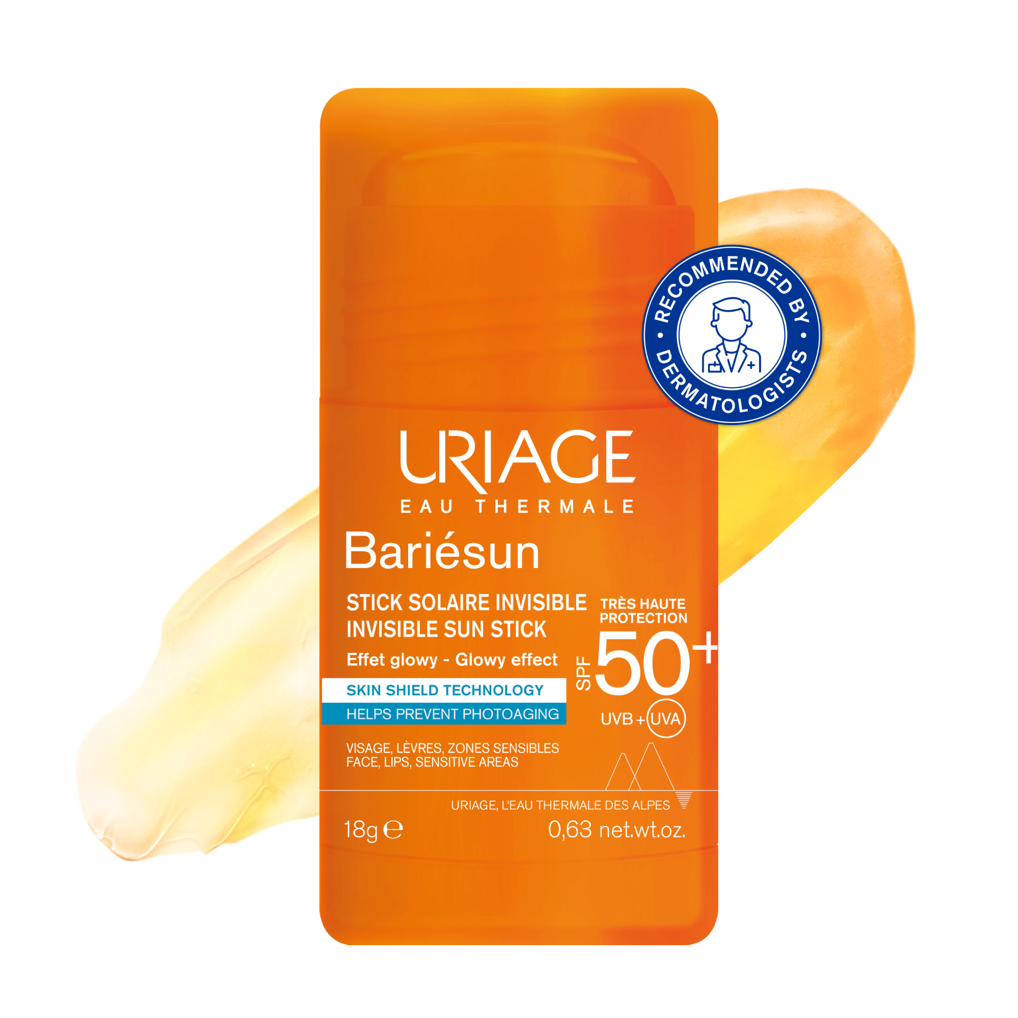 يورياج Bariesun Invisible Sunscreen Stick Spf50 All Skin Types 18 مل