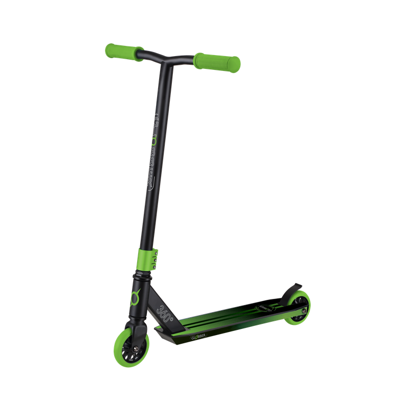 Globber Gs360 Stunt Scooter Lime Green And Black