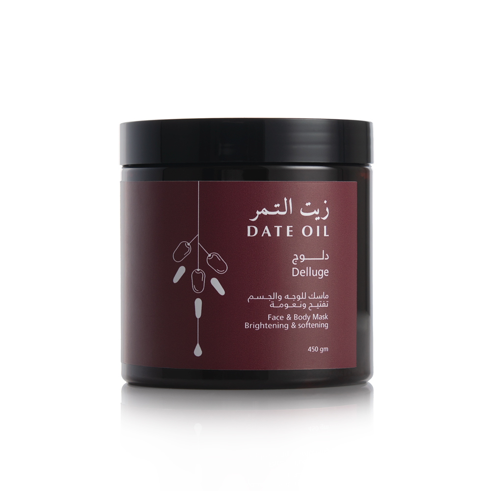 Date Oil Delluge Face&Body Mask Brightening & Softnes - 200 gm
