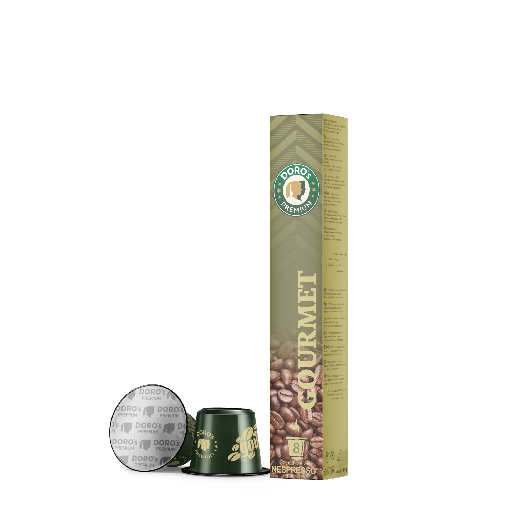DORO'S PREMIUM - Gourmet Premium Coffee capsule 8 Capsule