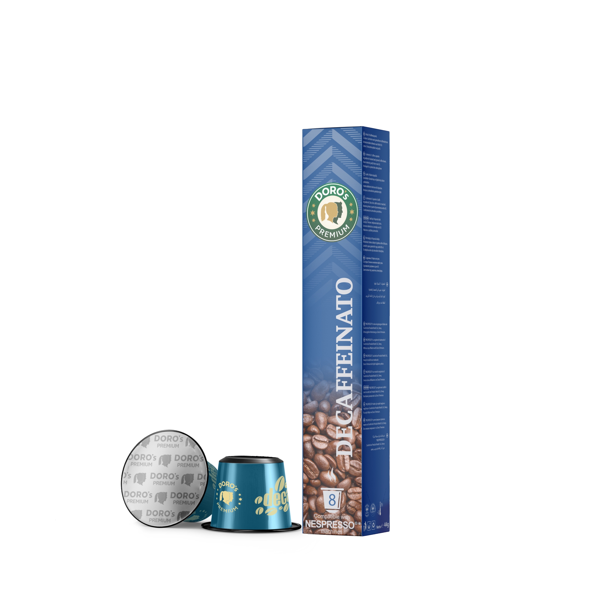 DORO'S PREMIUM - Decaffeinate Premium Coffee Capsule 8 Capsule