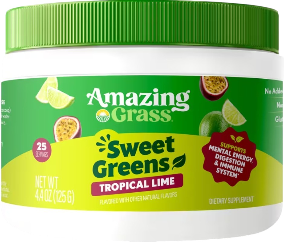 Amazing Grass Sweet Greens Tropical Lime - 125 gm