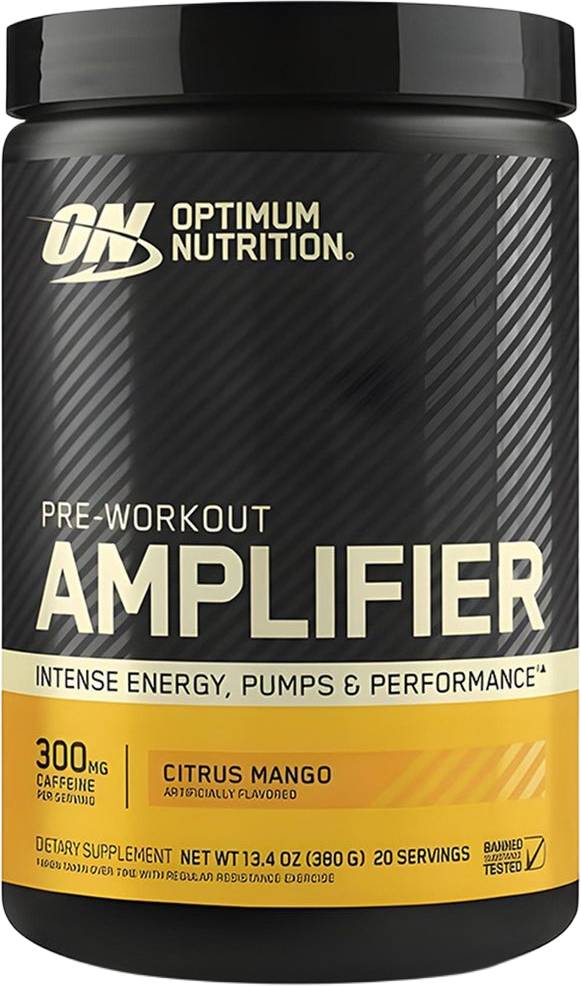 Optimum Nutrition Pre Workout Amplifier Citrus Mango - 380 gm