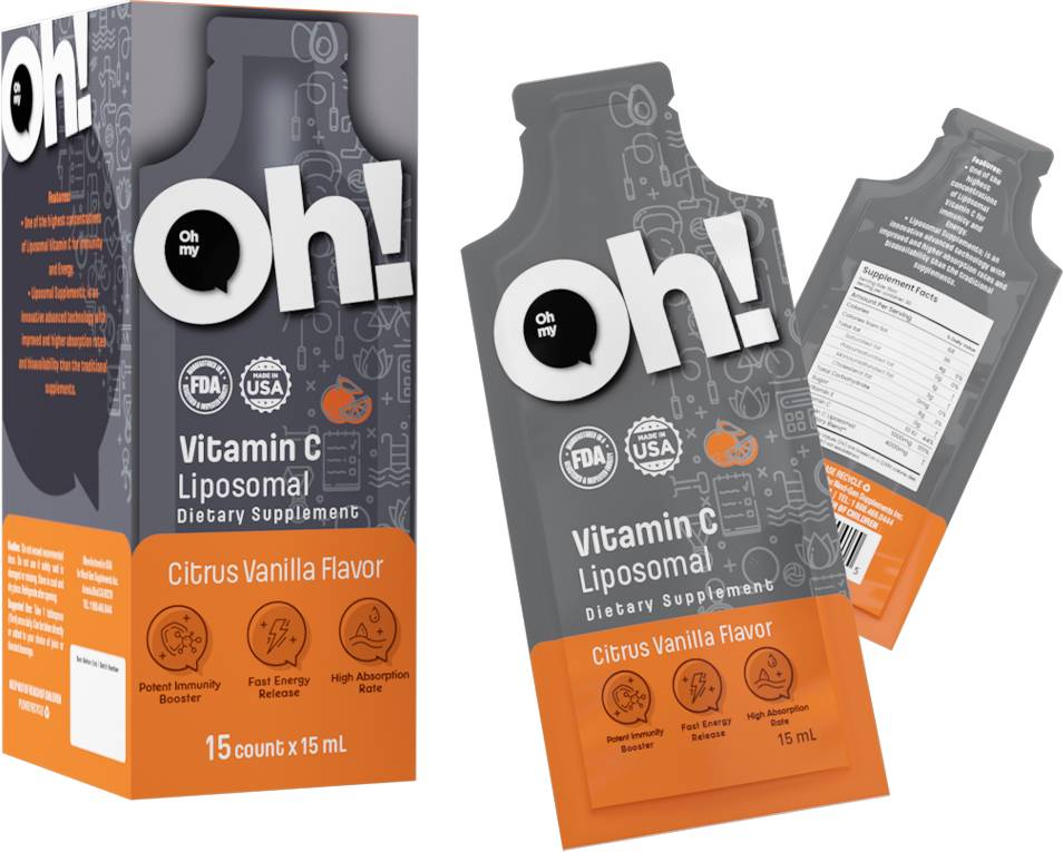 Oh My Oh Liposomal Vitamin C Pouch 15 Pouch - 15 ml