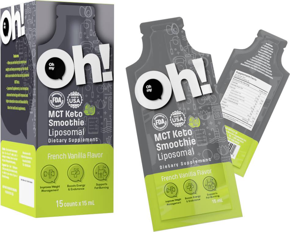 Oh My Oh Liposomal Mct Keto Smoothie 15 Pouch - 15 ml
