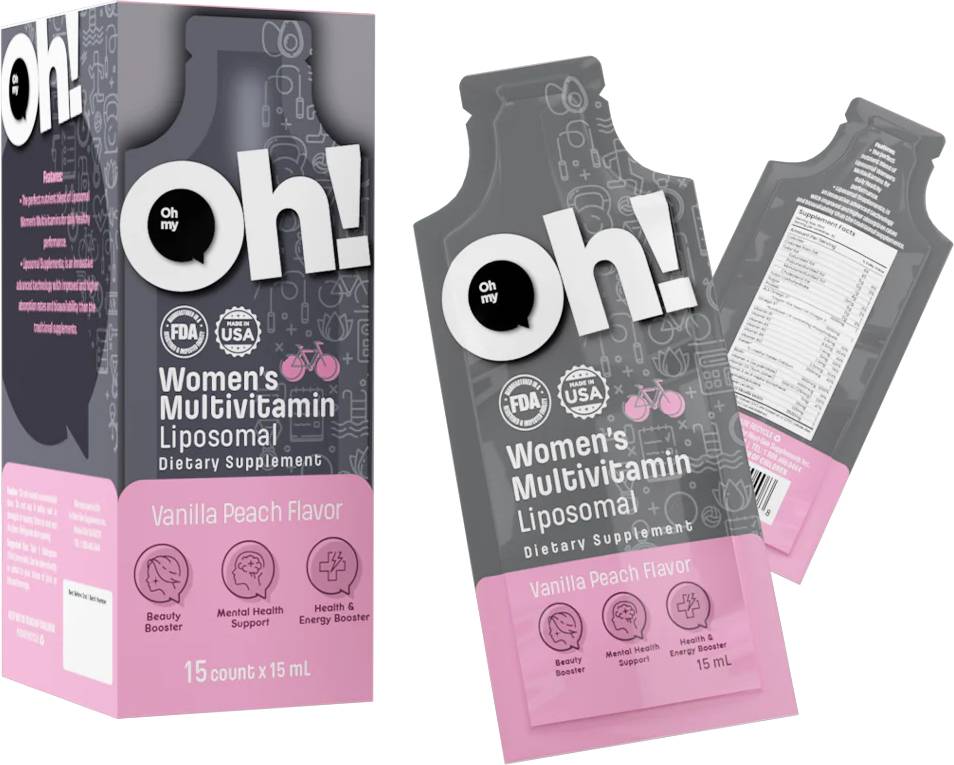 Oh My Oh Women's Liposomal Multivitamin 15 ml - 15 Pouch