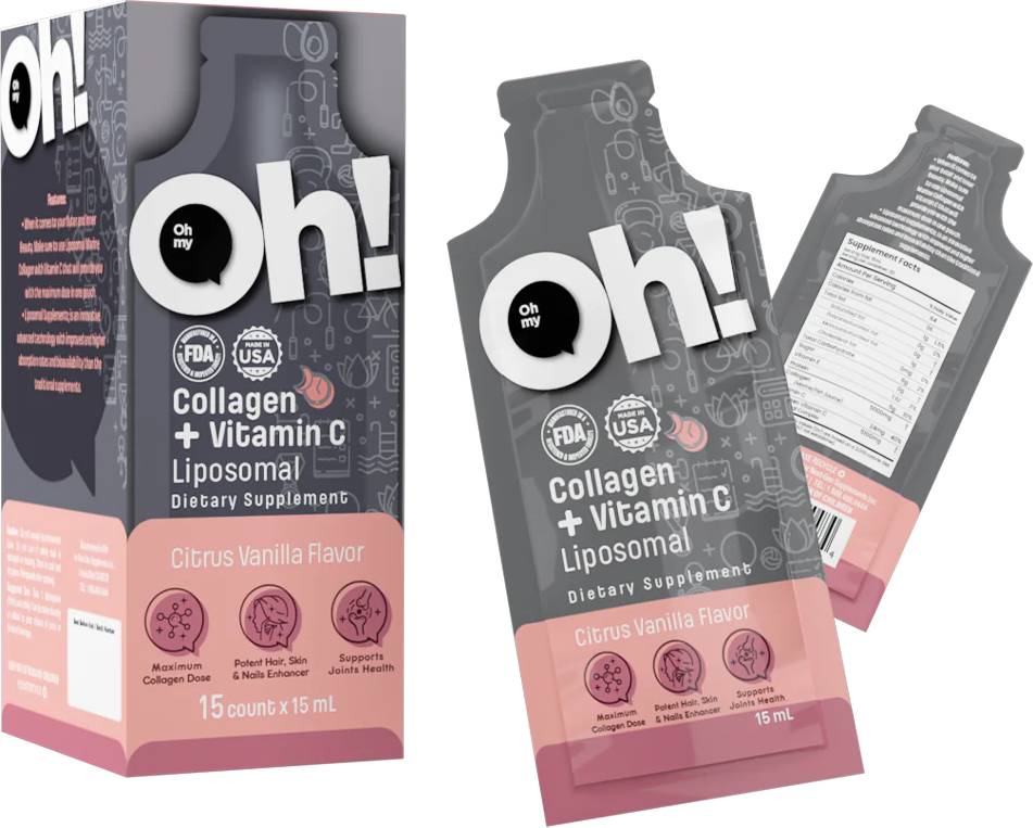 Oh My Oh Liposomal Collagen + Vitamin C 15 ml - 15 Pouch