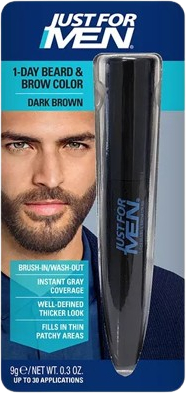 Just For Men 1-Day Beard & Brow Color Dark Brown - 9 ml