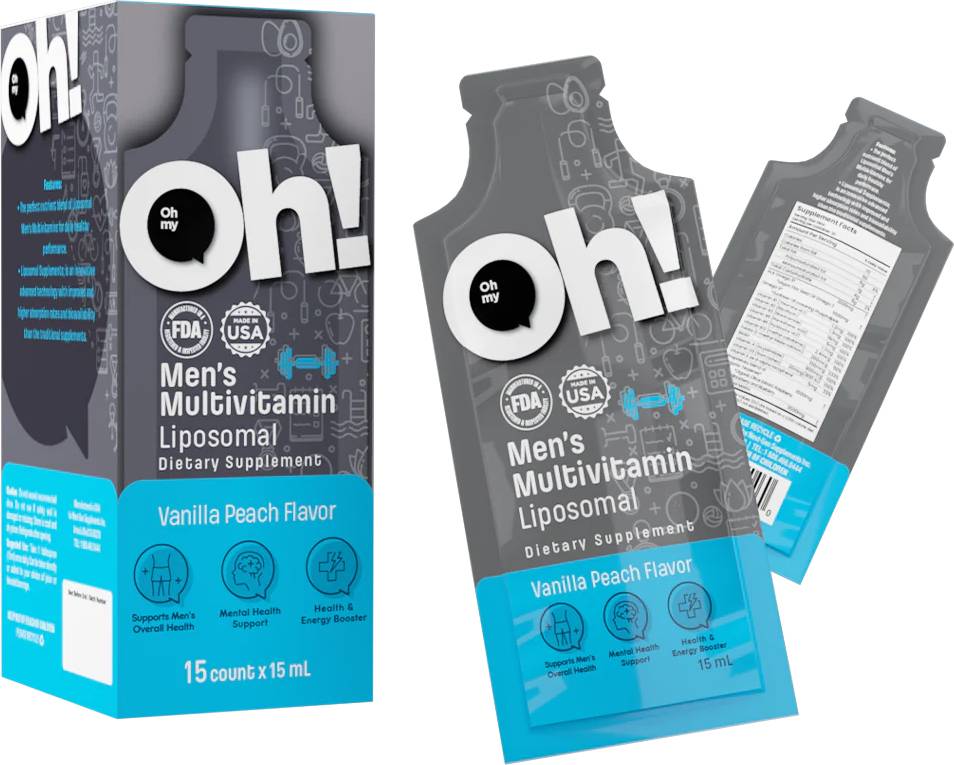 Oh My Oh Men'S Liposomal Multivitamin 15 ml Pouch - 15 Pcs