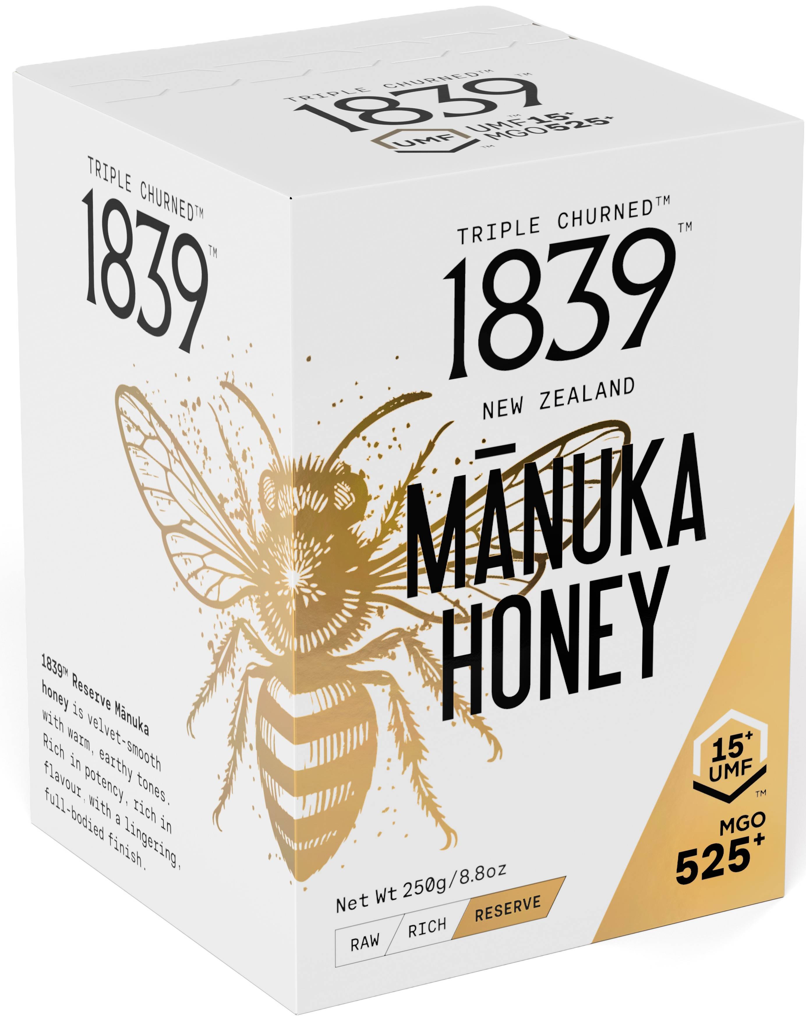 Manuka 1839 UMF 15+ / MGO 525+ Manuka Honey 250g