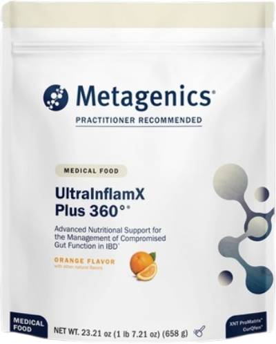 Metagenics UltraInflamX Plus 360 Medical Food Orange - 658 g