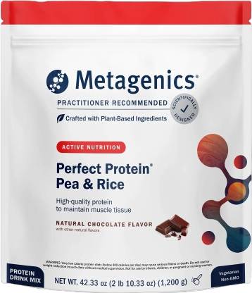 Metagenics Perfect Protein Pea & Rice Natural Chocolate - 1,200 g