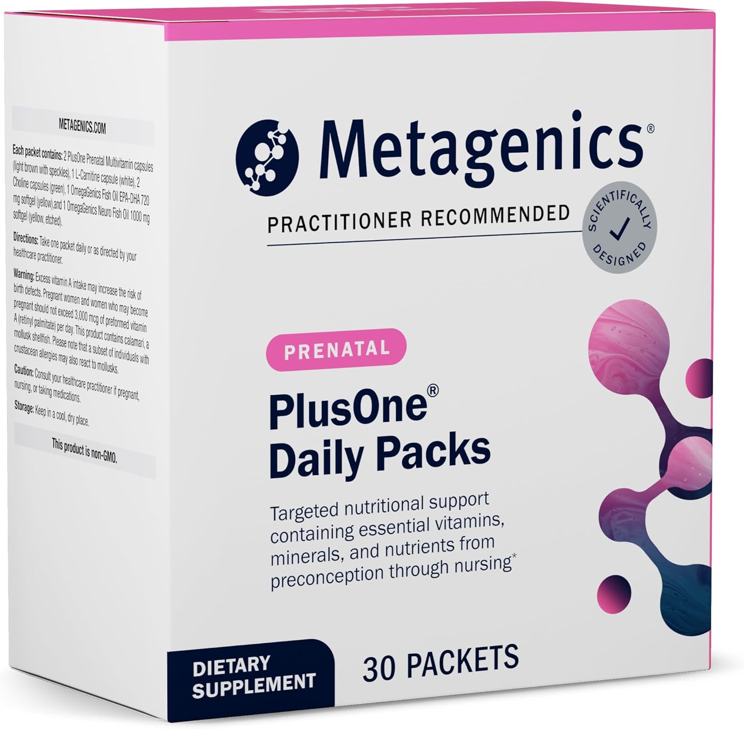 Metagenics Plus One Daily Prenatal Packs - 30 Packets