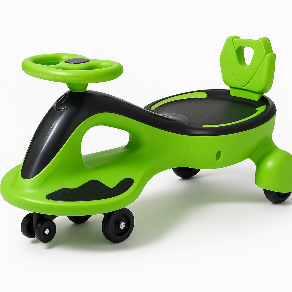 Urban Tots Premium Rider Swing Car Greenand Blue