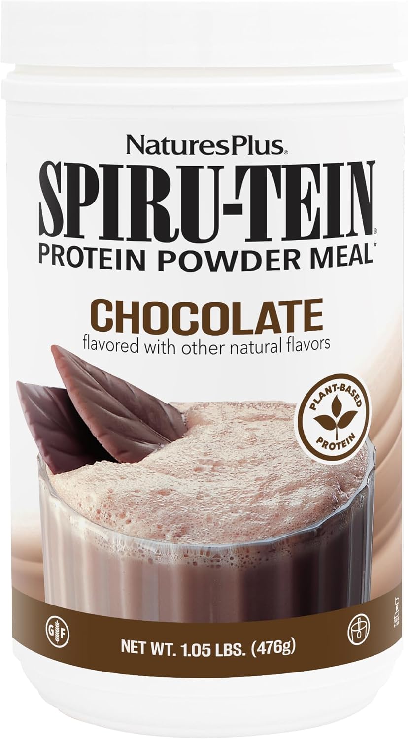 Natures Plus Spirutein Chocolate - 1.05 Lb
