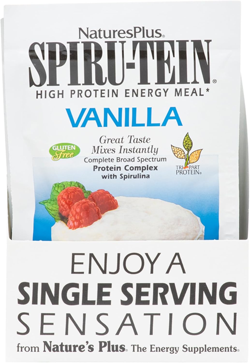 Natures Plus Spirutein Vanilla - 8 packets