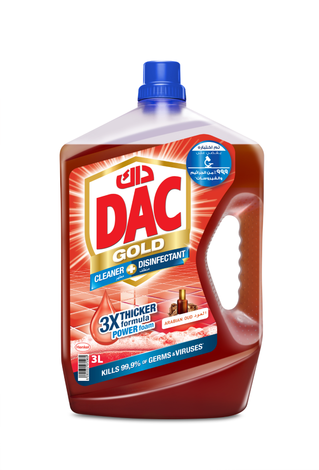 Dac Gold Disinfectant Cleaner Oud 3l