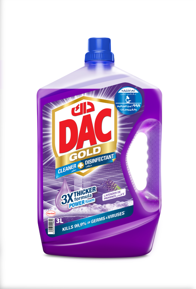 Dac Gold Disinfectant Cleaner Lavender 3l