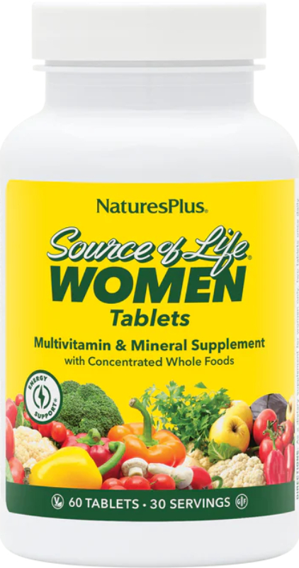 Natures Plus Source Of Life Women'S Multivitamin - 60 Tablets