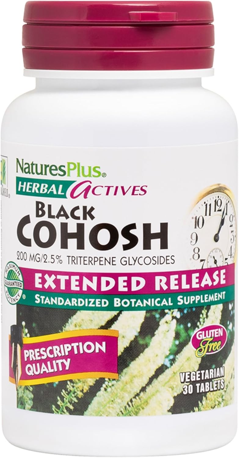 Natures Plus Black Cohosh Extended Release 200 mg - 30 Tablets