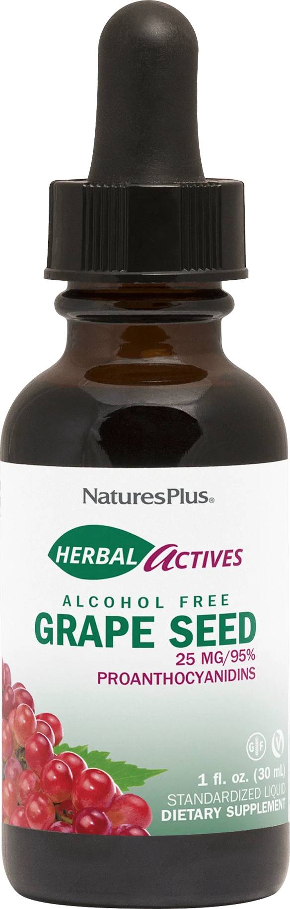 Natures Plus LIQUID GRAPE SEED 25 MG 1 OZ OZ