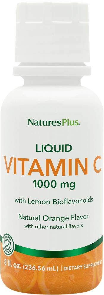Natures Plus Vitamin C Liquid 8 Oz