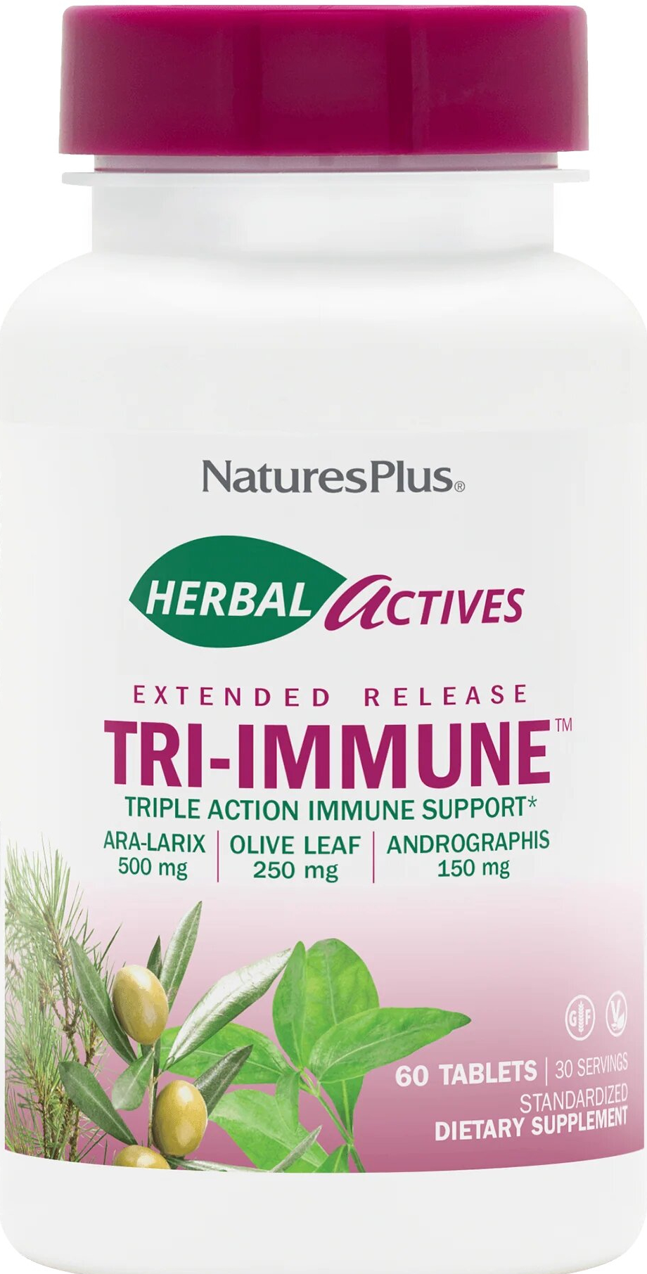 Natures Plus Tri-Immune Extended Release - 60 Tablets