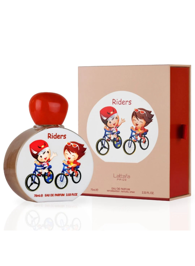 Lattafa PRIDE Riders Eau de Parfum for Kids – 75ml | Fresh, Floral & Citrusy Fragrance
