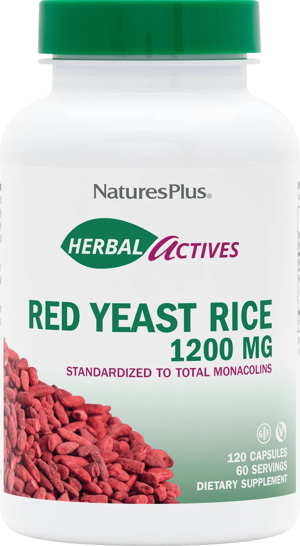 Natures Plus Red Yeast Rice 1200 mg - 120 Capsules