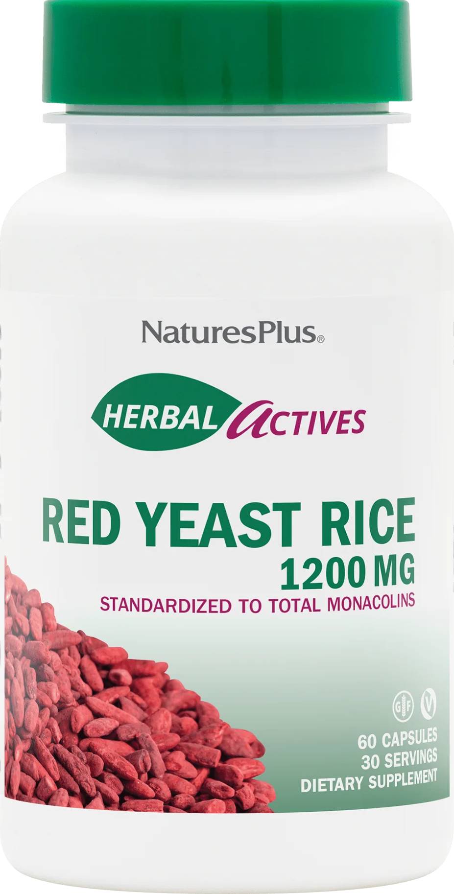 Natures Plus Red Yeast Rice 1200 mg - 60 Capsules