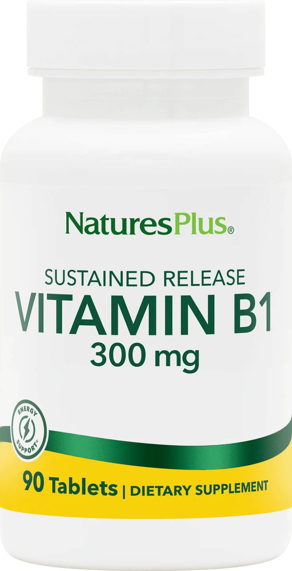 Natures Plus Vitamin B-1 300 Mg Sustained Release - 90 Tablets