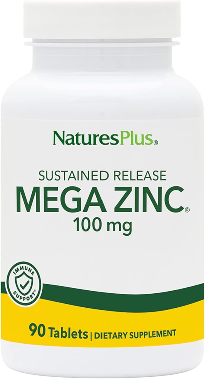 Natures Plus Mega Zinc 100 Mg S/R 90 Tab