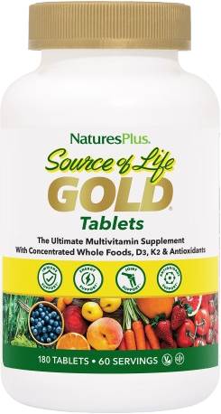 Natures Plus Source Of Life Gold 180 Tab