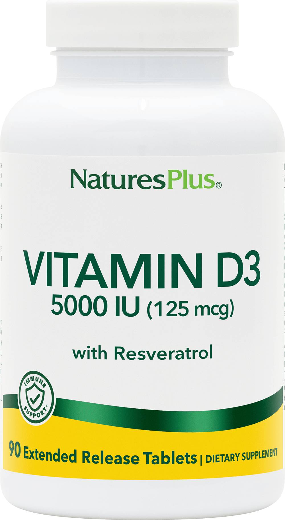 Natures Plus Ultra Vit D3 5,000 Iu + Resv Tab 90