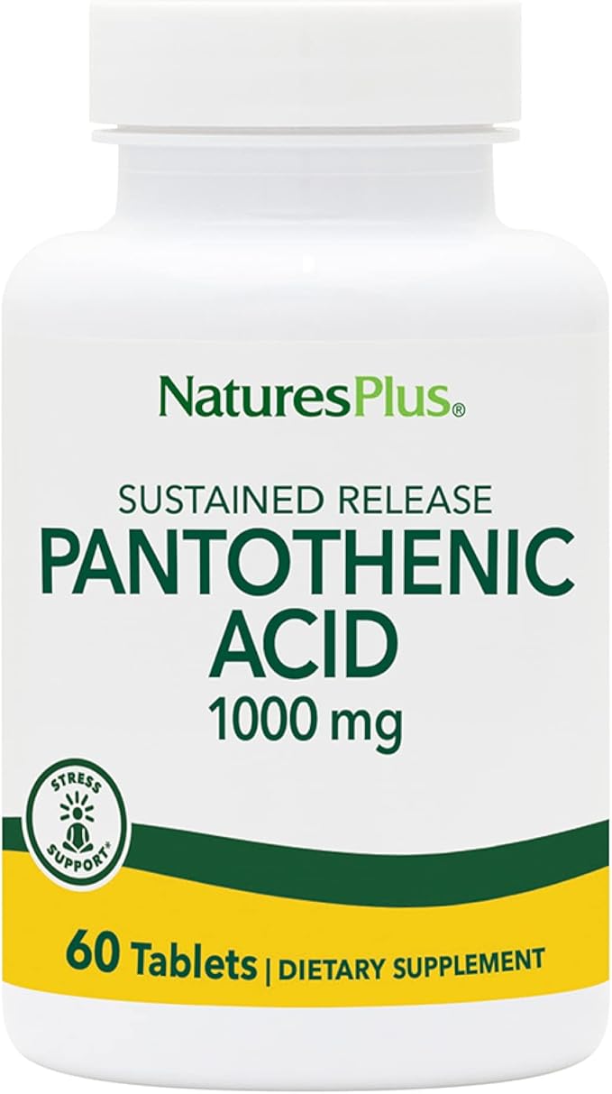 Natures Plus Pantothenic Acid 1000 Mg S/R Tab 60