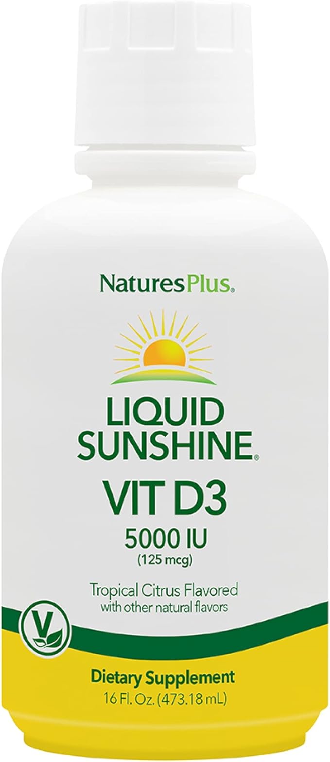Natures Plus Liq Sunshine Vit D3 5,000 Iu 16 Oz