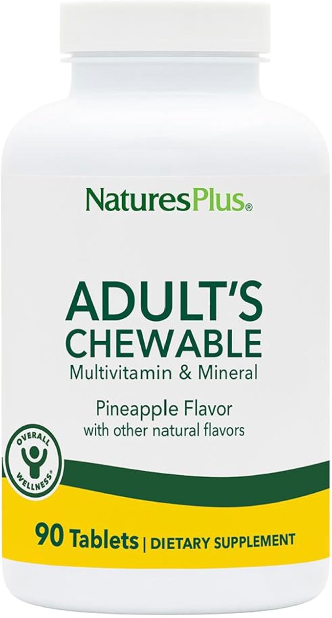 Natures Plus Adult Chewable Multi Pineapple 90