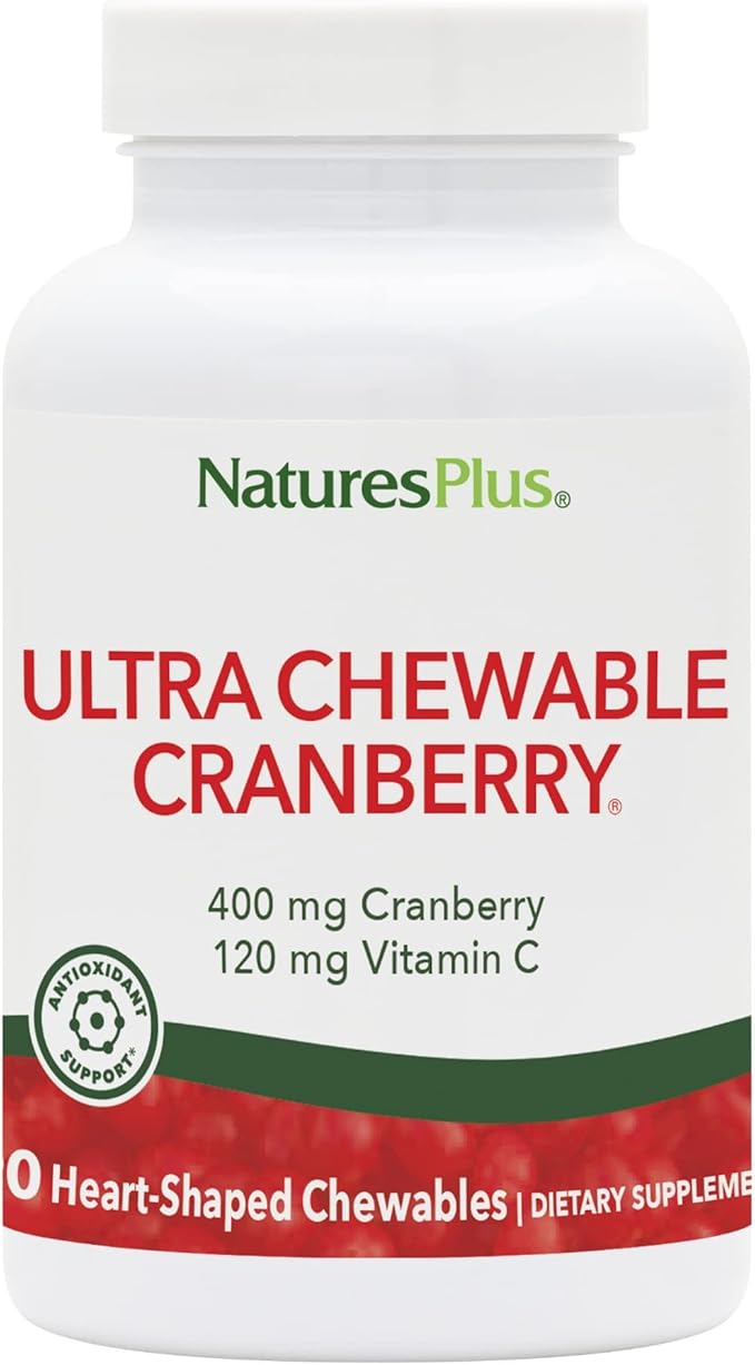 Natures Plus Ultra Cranberry 400Mg Chewable 90