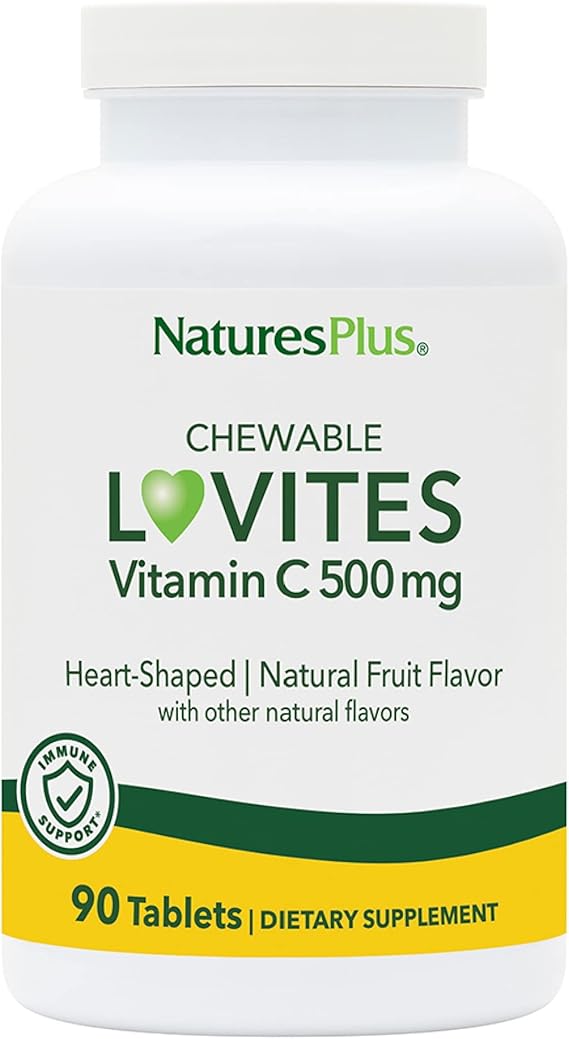Natures Plus Lovites Vit C 500 Mg Chewable 90