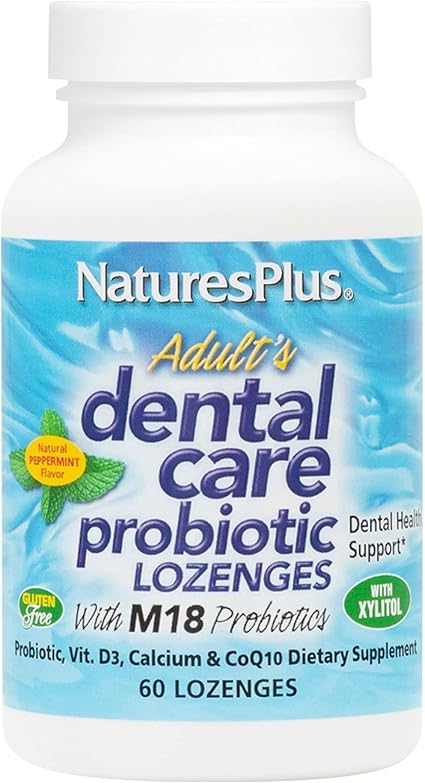 Natures Plus Dental Care Probiotic Lozenge 60